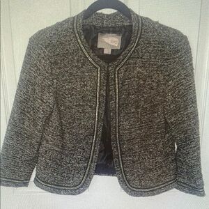 Forever 21 Black and Gray Tweed Blazer